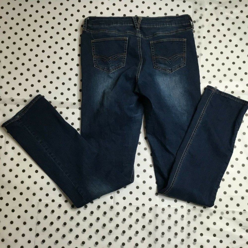 Point Zero Nicole Benisti Womens Blue Jeans